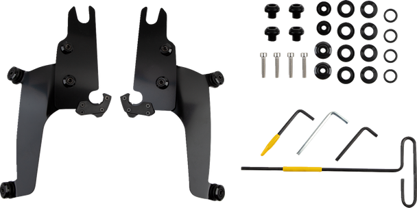 Memphis Shades MEB2070 Sportshield Mounting Kit - Black - Chief Bobber