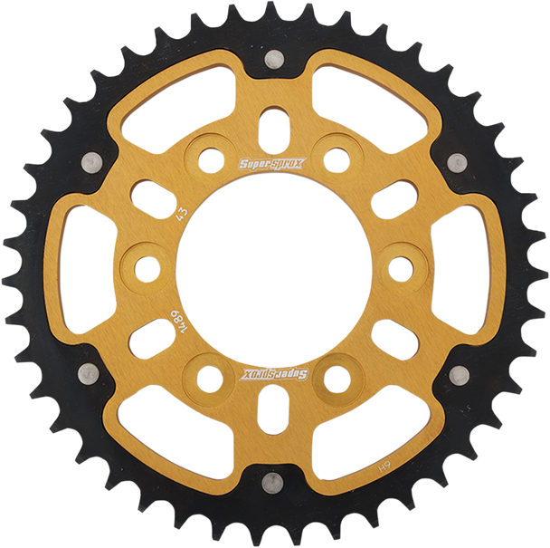 Supersprox RST-1489-43-GLD Stealth Rear Sprocket - Gold - for Kawasaki