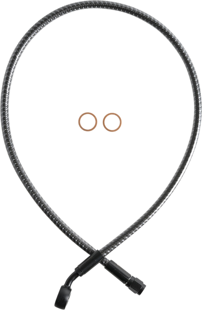 Magnum Shielding AS778126 Brake Line - Front - 12 mm - 35° - 26" - Karbonfibr