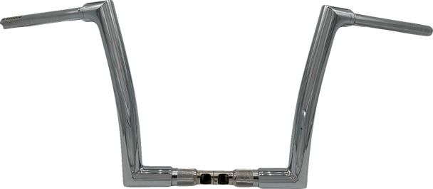 Fat Baggers Inc. 616012 1-1/2" Ez Install Flat Top Handlebar - 12" - Chrome