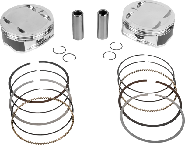Je Pistons 399159 Piston Kit - 4.320" Bore - 4.320" Stroke - 11.5:1 Cr - 108" M8