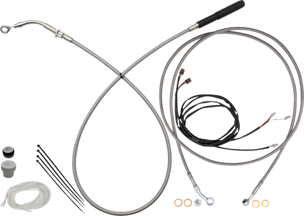 Fat Baggers Inc. 219916 Ez Install Kit - Full Length - Braided Stainless Steel