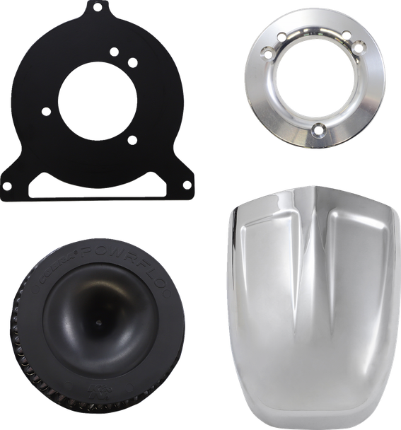 Cobra 606-0104-SB PowrFlo Air Intake Kit - Chrome