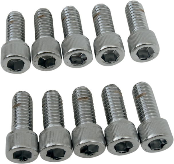 Drag Specialties DS-190544 Bolts - Socket-Head - Knurled - 5/16-18 x 3/4"