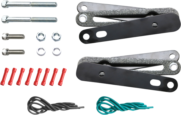 Saddlemen Turn Signal Relocation Kit Black for Harley Davidson XL 94-11