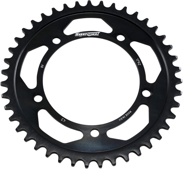 Supersprox RFA-1792-43-BLK Edge Rear Sprocket - Black - 43 Tooth