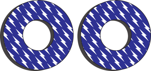 Factory Effex 22-67200 Grip Donuts - for Yamaha Blue/White