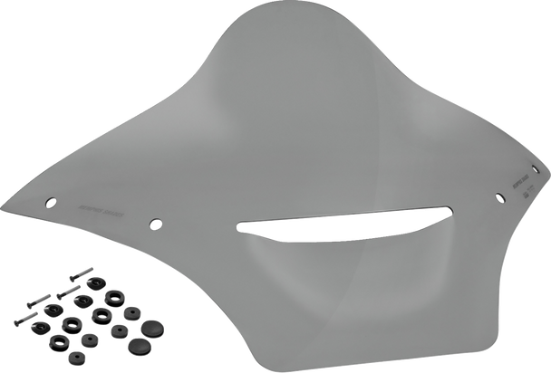 Memphis Shades MBR101312 Vented Windshield - Black Smoke - Fltrx