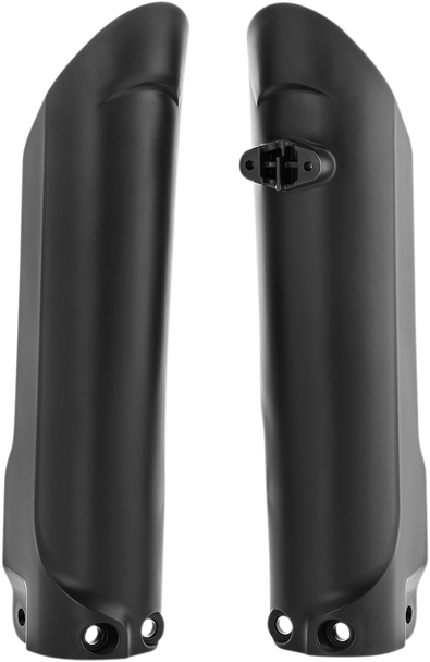 Acerbis 2686000001 Lower Fork Covers for Inverted Forks - Black
