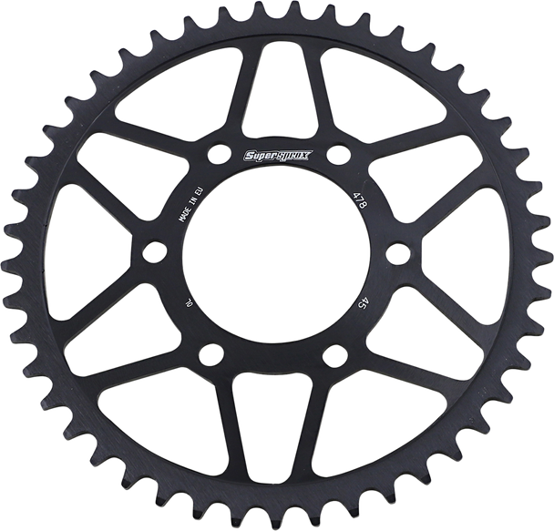 Supersprox RFE-478-45-BLK Rear Sprocket - 45 Tooth - for Kawasaki/Polaris