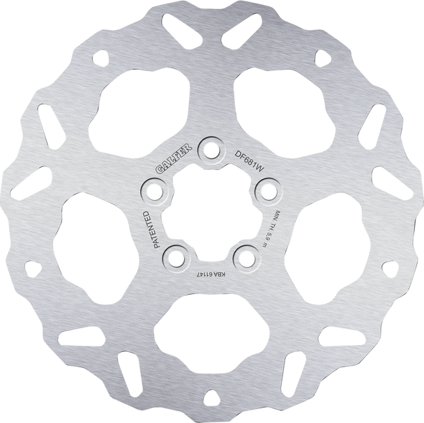 Galfer DF681W Solid Rotor - Rear - Solid Mount