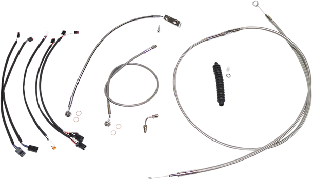 Magnum Shielding 589941 Xr Handlebar Installation Kit - Stainless Steel/Chrome