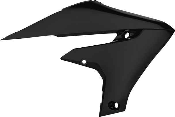Polisport 8415100003 Radiator Cover - Black - for Yamaha