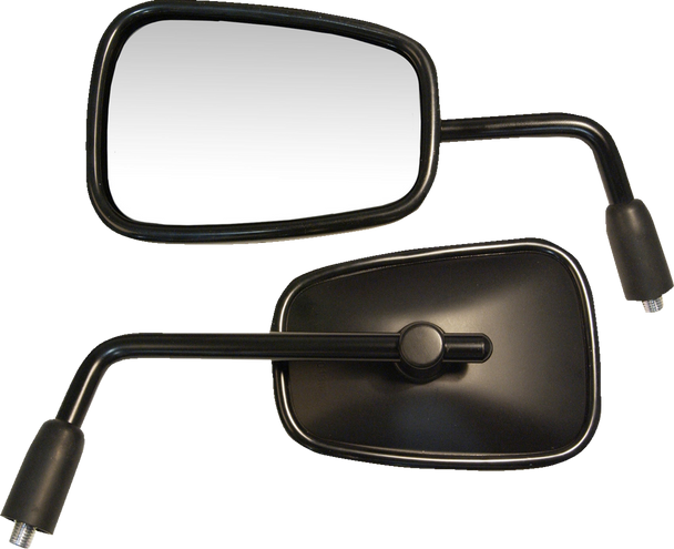 Emgo 20-43142 Mirror - OEM/Replacement - Rectangle - Black - Left - Each