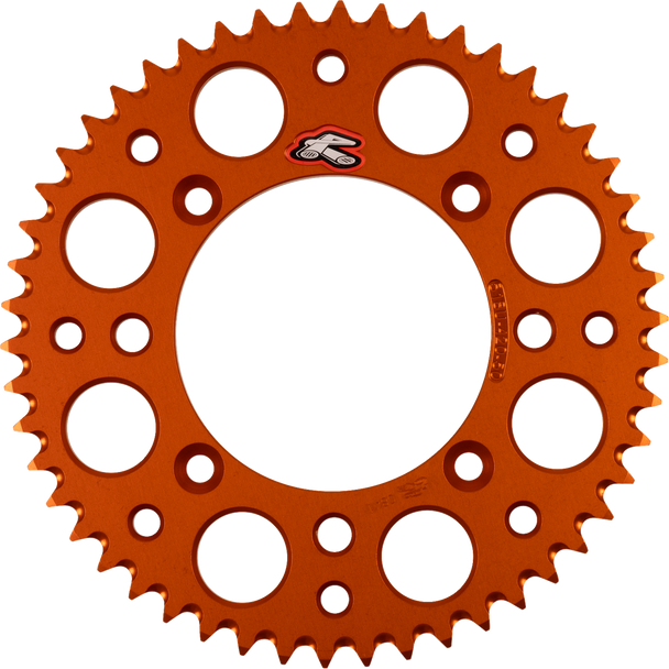 Renthal 518U-420-50GPOR Rear Sprocket - Aluminum - 50 Tooth - Orange - for Ktm