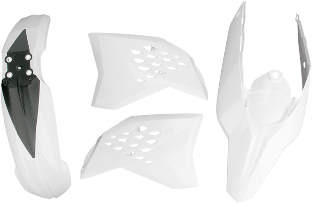 Acerbis Replica Plastic Kit White - Fits: FOR KTM 200 XC 2008-2009