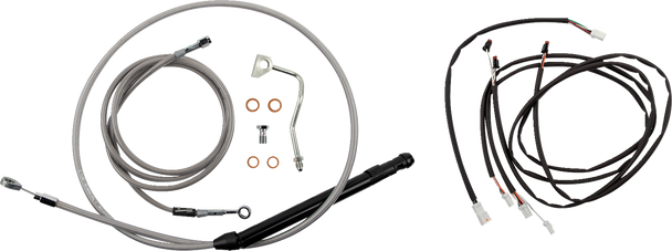 Burly Brand B30-1312 Touring Model Control Kit - 16" - Stainless Steel