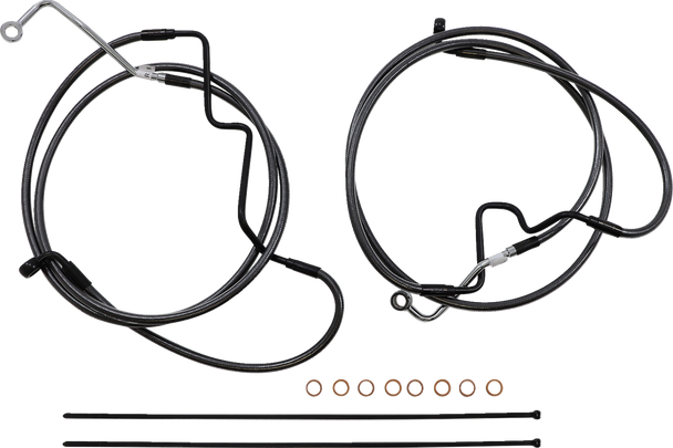Magnum Shielding 487992 Black Pearl Designer Handlebar Installation Kit - 21-22