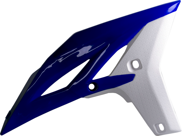 Polisport 8413700006 Radiator Cover - Blue/White - Yz 250F | Wr 450F
