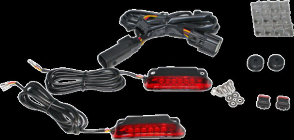 CUSTOM DYNAMICS CD-LR-07-R LIGHT LUGGAGE RACK RED