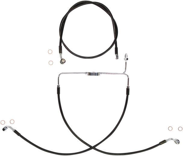 Magnum Shielding SBC1310-27 Brake Line Kit - Xr - Black