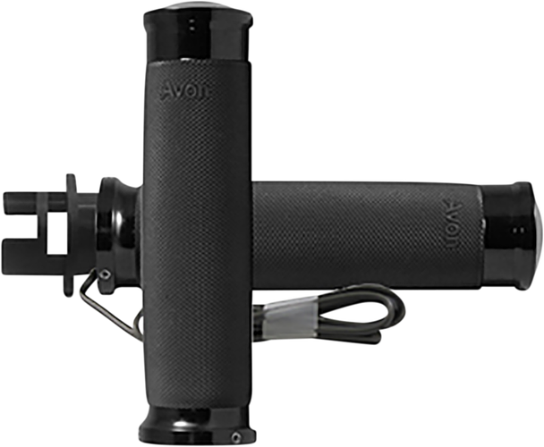 Avon Grips MT-IN-CC-86-A-H Heated Grips - Custom Contour - for Indian - Black