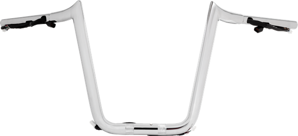 La Choppers La-7359-12W Pre-Wired Prime Ape Handlebar - 1-1/4" X 12" - Chrome