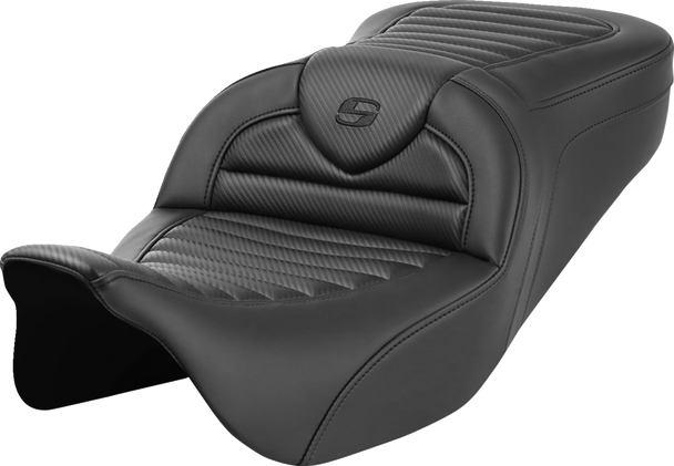 Saddlemen 808-07B-20400 Roadsofa Seat - w/o Backrest - Tuck-n-Roll - FL 08-23