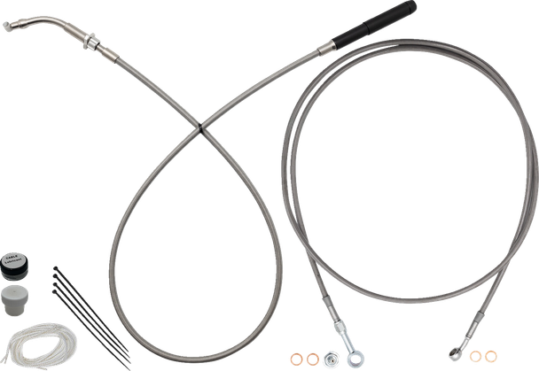 Fat Baggers Inc. 249914 Ez Install Kit - Full Length - Braided Stainless Steel