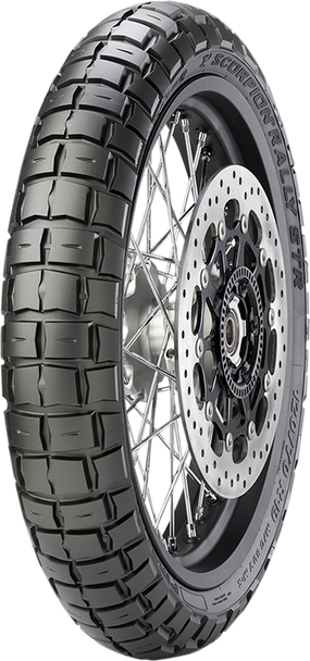 Pirelli 3114900 Tire - Scorpion Rally Str - Front - 120/70R18 - 59V