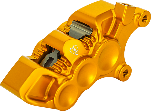 Arlen Ness 320-118 Monoblock Axial Brake Caliper - 11.8" - Right - Gold