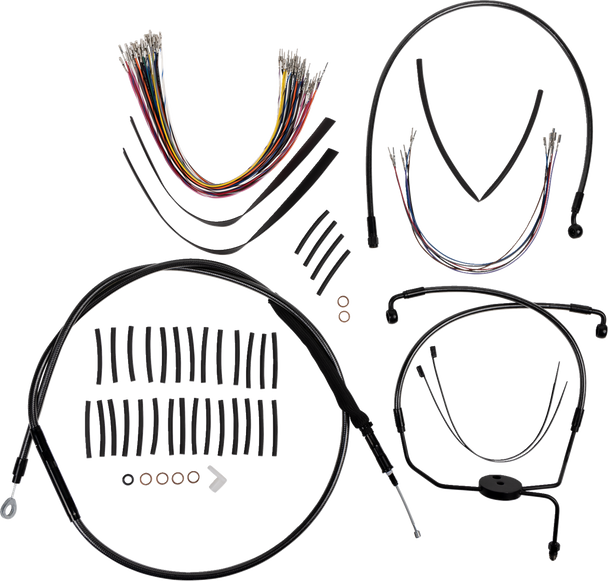 Magnum Shielding 48830-412 1-1/4" Viking Handlebar Installation Kit - Black