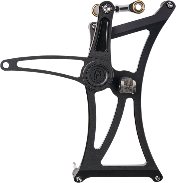 Performance Machine 0035-1175M-SMB Black Mid Control Kit for 17+ Harley Touring