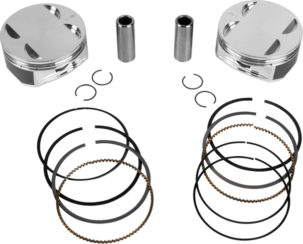 Je Pistons 399157 Piston Kit - 4.255" Bore - 4.255" Stroke - 11.5:1 Cr - 108" M8