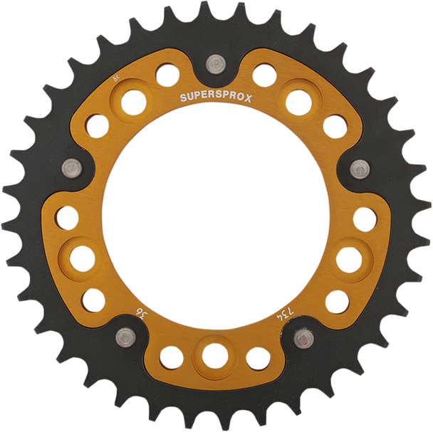 Supersprox RST-744-36-GLD Stealth Rear Sprocket - 36 Tooth - Gold - for Ducati