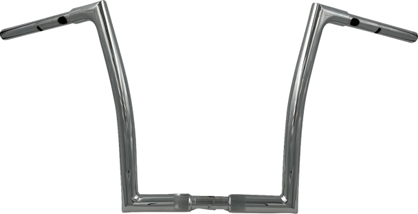 Fat Baggers Inc. 748014 1-1/4" Ez Install Flat Top Handlebar - 14" - Chrome