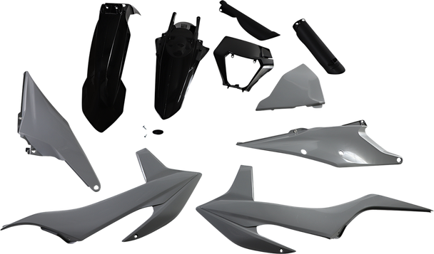 Acerbis 2791541001 Full Body Kit - Gray/Black - for Ktm - EX/XC 20-23