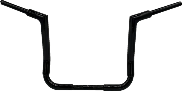 Fat Baggers Inc. 615014-B 1-1/2" Ez Install Flat Top Handlebar - 14" - Black
