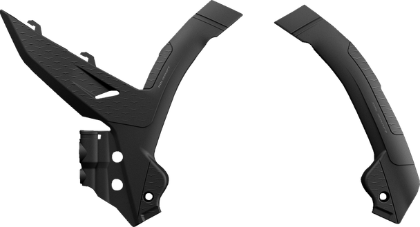 Polisport 8500100001 Frame Guards - Black - for KTM