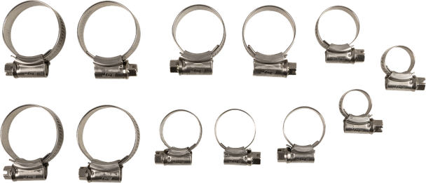 Moose Offroad 1902-1877 Radiator Hose Clamp Kit - for Honda