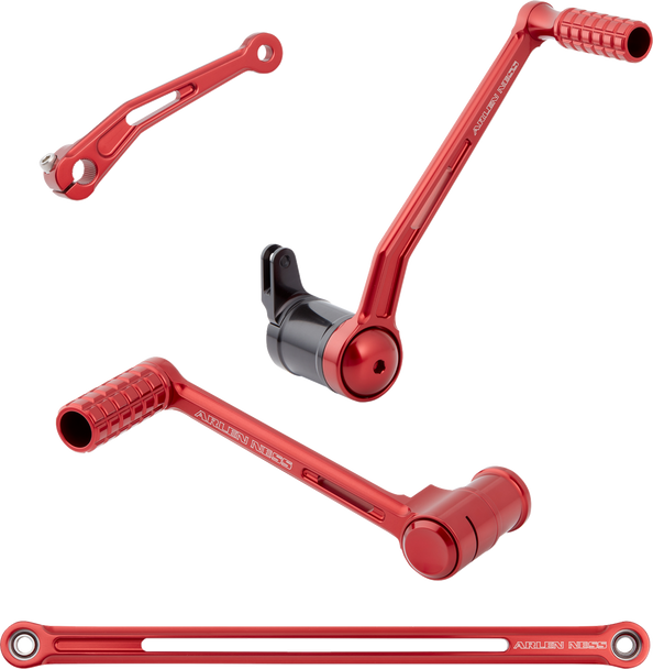 Arlen Ness 420-135 SpeedLiner Foot Control Kit - Solo - Red