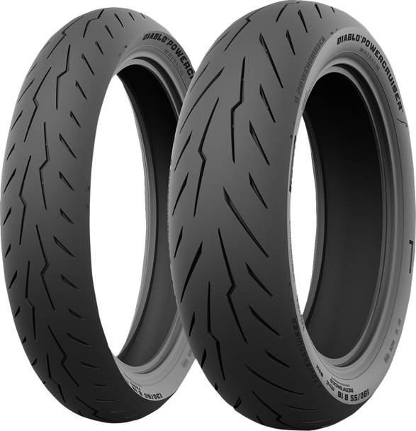 Pirelli 4587200 Tire - Diablo Powercruiser - Rear - 180/55B18 - 80H