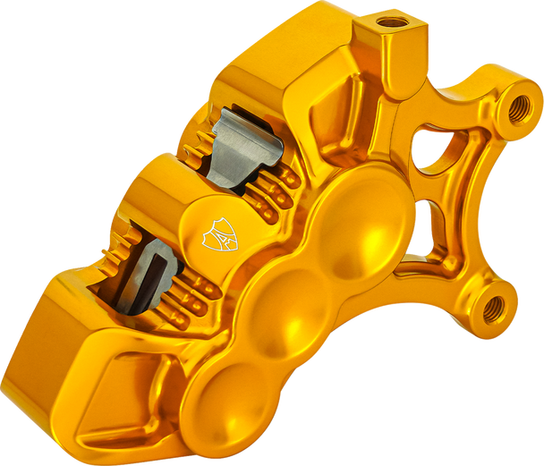 Arlen Ness 320-112 Monoblock Axial Brake Caliper - 14" - Right - Gold