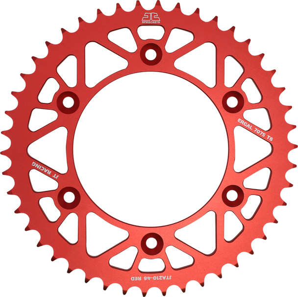 JT Sprockets JTA210.46RED Rear Sprocket - for Honda - Red - 46 Tooth