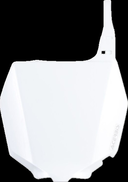 Acerbis Front Number Plate White Fits: FOR SUZUKI RM250 2001-2008