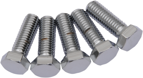Drag Specialties DS192343 Bolts - Hex-Head - Chrome - 1/2"-13 X 1-1/2"