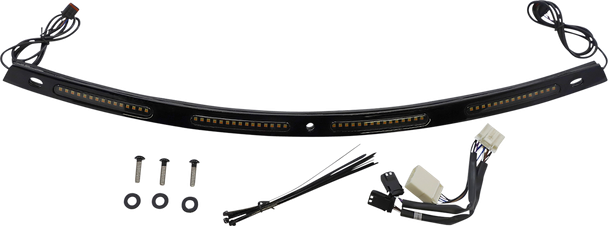 Custom Dynamics CD-WT2-SEQ-05-B Windshield Trim - Black