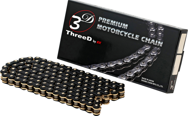 EK 520RV3D-120KG 520 RV3D - Drive Chain - 120 Links - Black/Gold