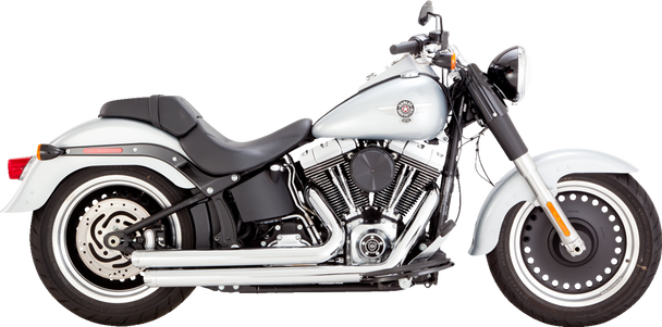 Vance & Hines 17339 Big Shots Staggered Exhaust System - Chrome