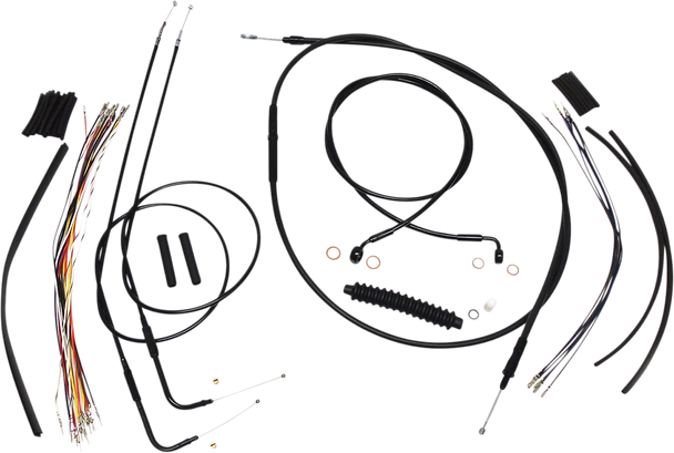 Magnum Shielding 486161 Xr Handlebar Installation Kit - 07-11 Fxd - Black